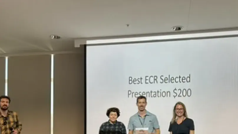Alex wins Best ECR Talk at the ASB 2023 Meeting!